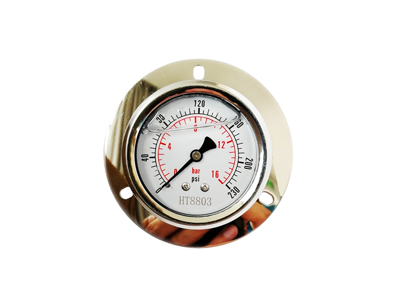 60轴向耐震压力表0-16BAR
